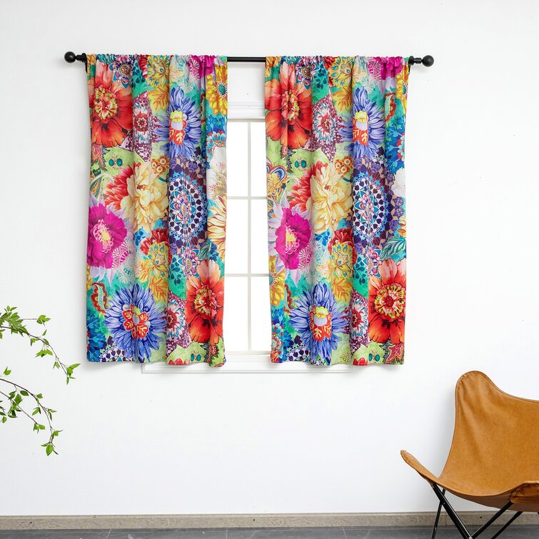 Gülten Polyester Room Darkening Curtain Pair